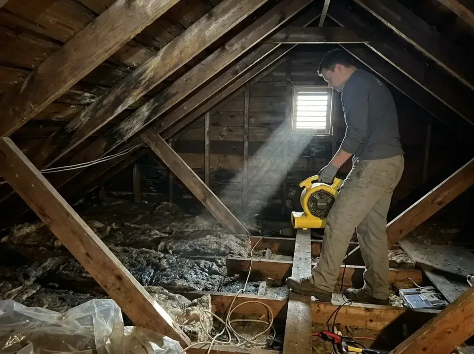 attic-water-damage-drying-proc-007 — frequently asked questions, Emergency Water Extraction & 24/7 Flood Response in Viroqua…